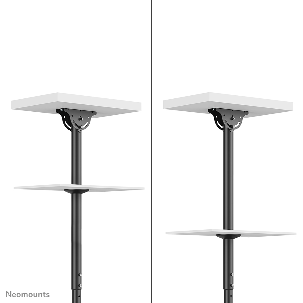 Neomounts CL35-440BL16XL Soporte de techo para monitor/TV 37-70" - alt. 250-300 cm